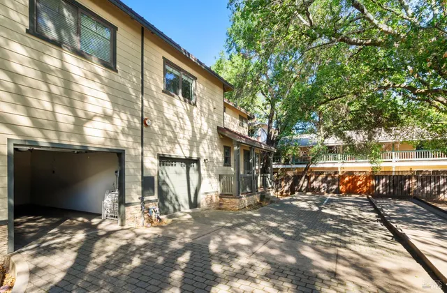 a view of outdoor space with seating area