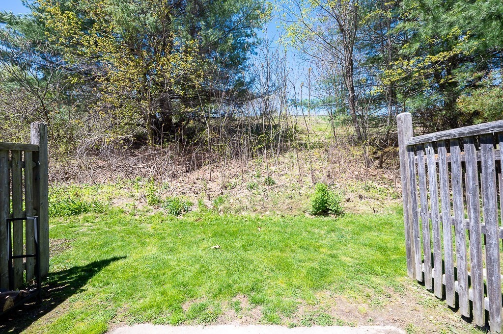 4 Tuck Farm Road, Unit 6 Auburn, MA 01501 - Photo 19 of 20 a backyard of a house with lots of green space and plants
