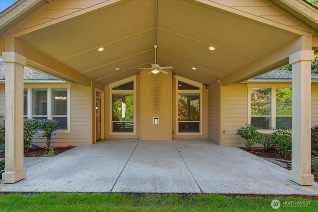 a view of a big room with garden