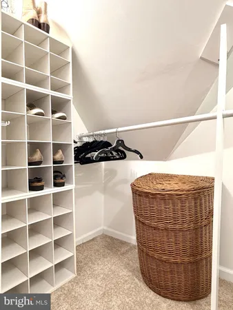 a view of walk in closet