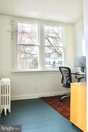 a workspace with a window