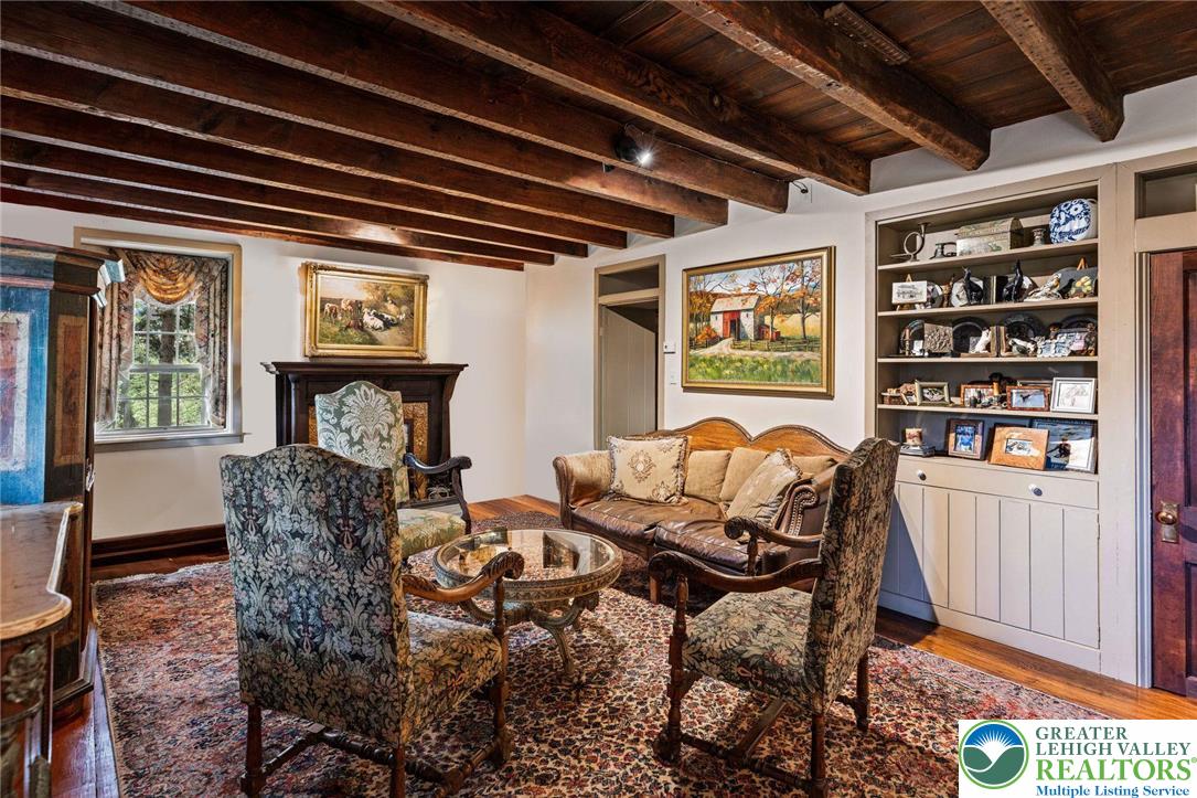 3791 Hunter Road Kintnersville, PA 18930 - Photo 12 of 55 a outdoor living space with furniture and a window