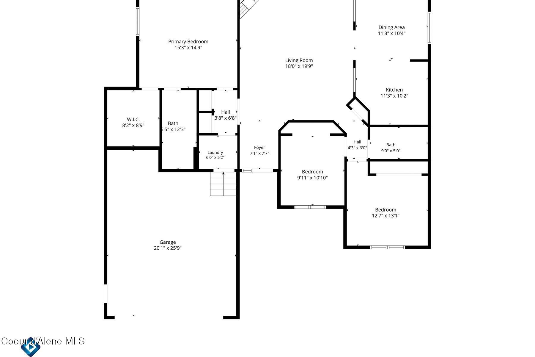 2633 Partridge Loop Post Falls, ID 83854 - Photo 29 of 29 Floorplan