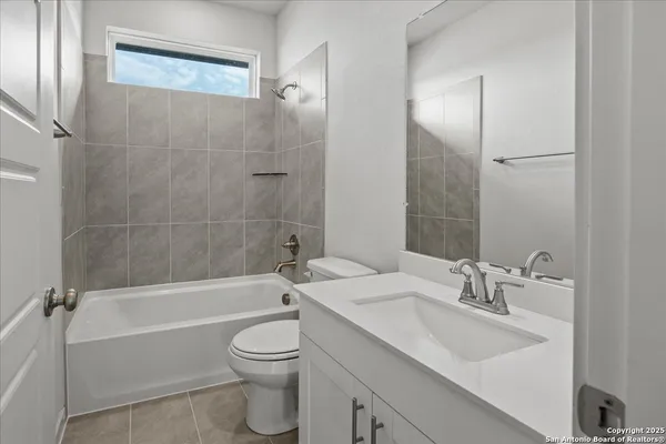 a view of ocean with a big yard