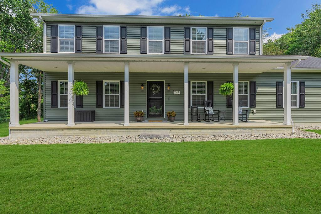 274 Elmbrook Road Beaver Falls, PA 15010 - Photo 2 of 50 All concrete covered front porch for relaxing and home entry.