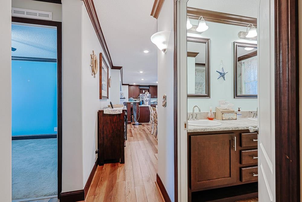 6773 Hampton Road Conway, SC 29527 - Photo 22 of 39 Bathroom with vanity, recessed lighting, and crown molding