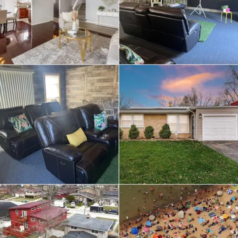 a view of yard from outdoor seating