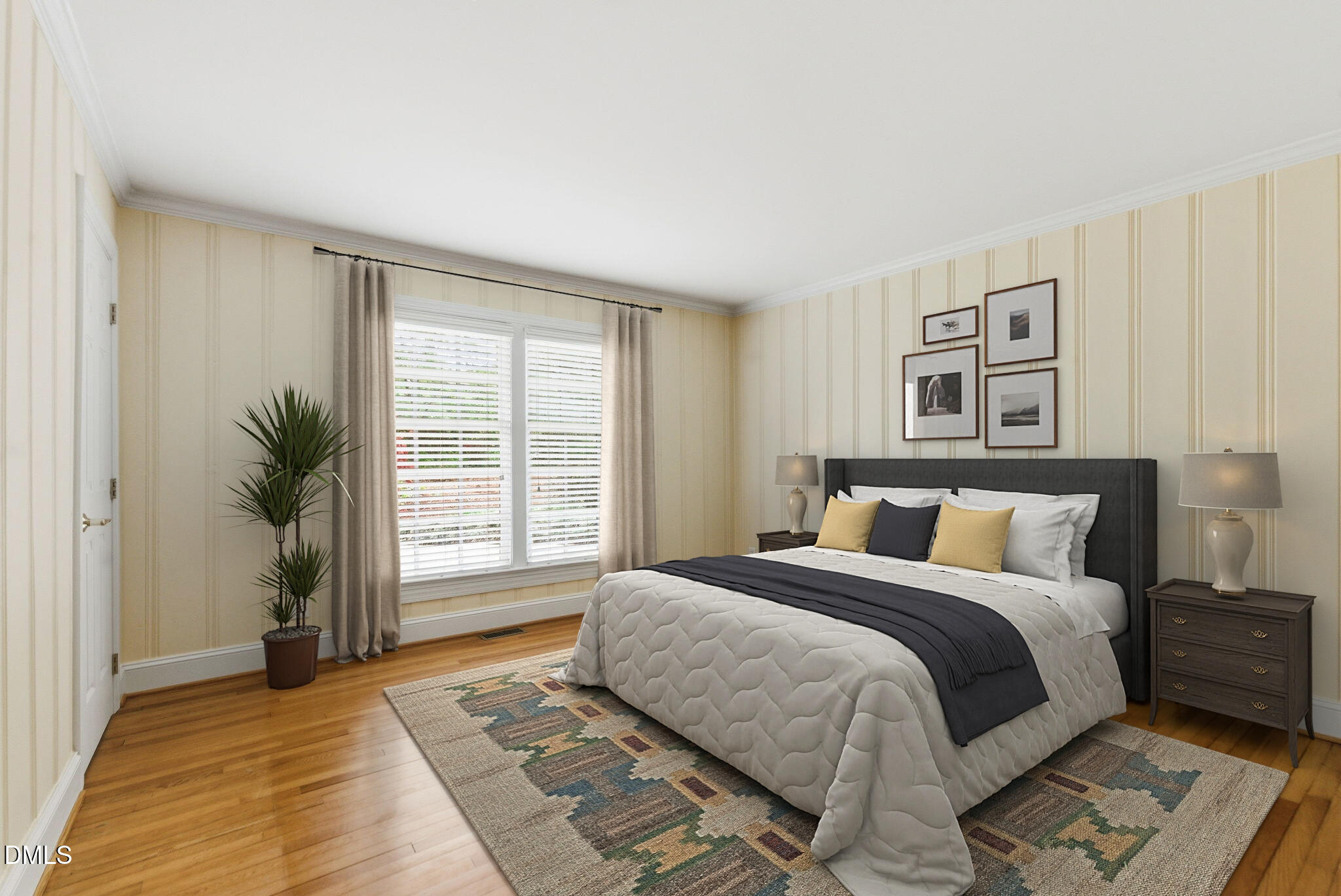 3910 Plymouth Road Durham, NC 27707 - Photo 63 of 100 Bedroom 2 - Virtually Staged As A Bedroom