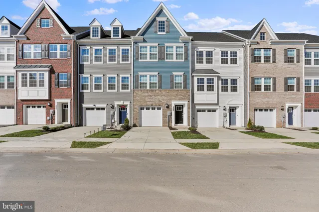 front view of a building with a street