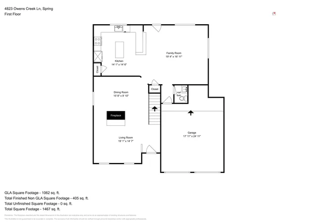 $1,940 | 4823 Owens Creek Lane, Spring, TX 77388