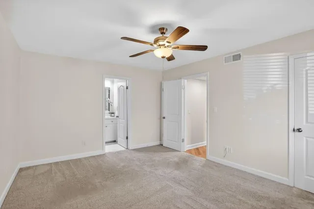 a view of an empty room