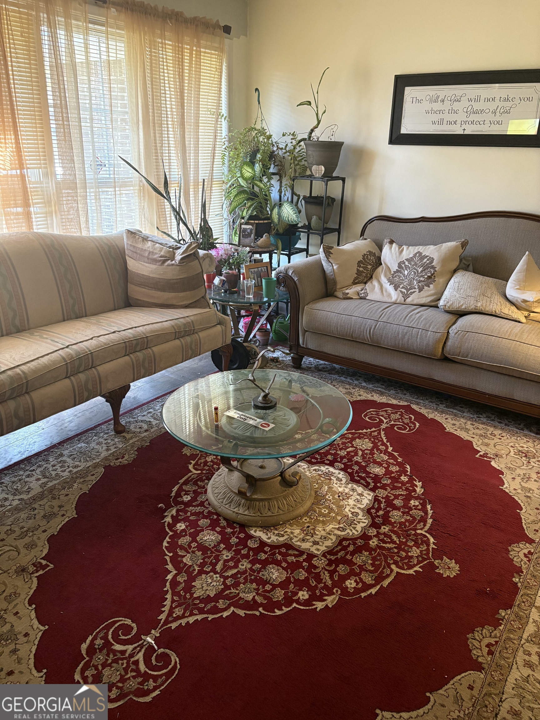 1482 Red Briar Way Jonesboro, GA 30236 - Photo 3 of 7 a living room with furniture and a large rug
