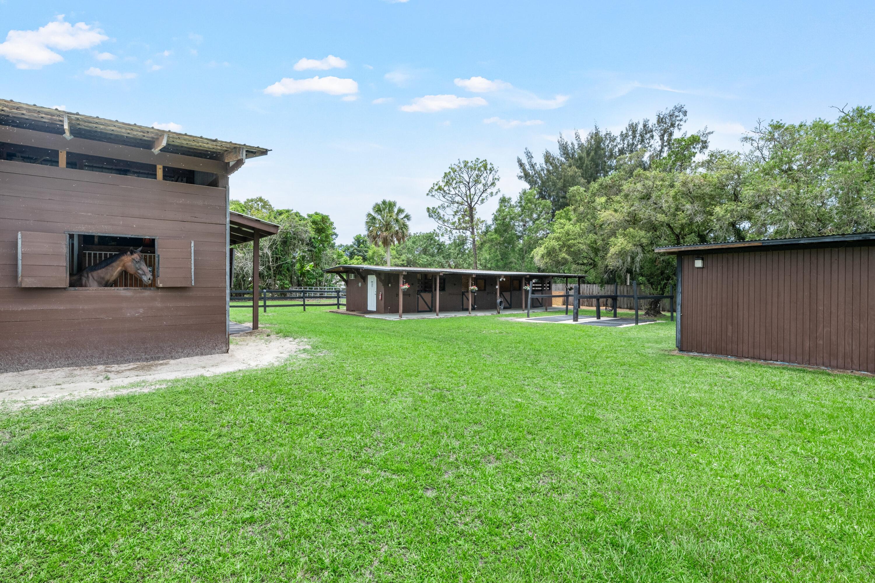 14536 N Road Loxahatchee Groves, FL 33470 - Photo 68 of 79 4 Stall Barn with Feed/Tack Room