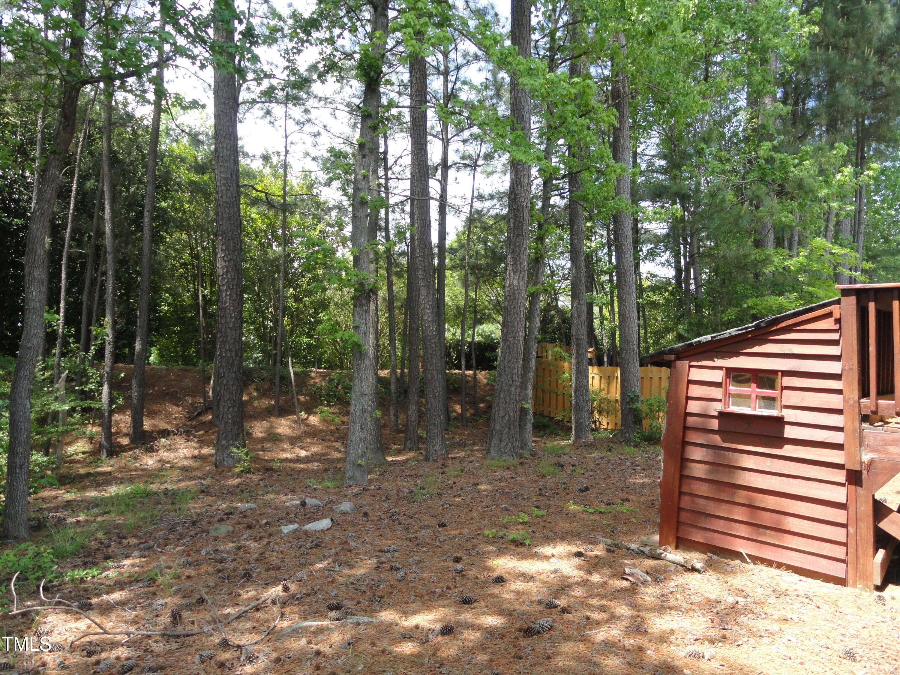 201 Union Mills Way Cary, NC 27519 - Photo 15 of 15 a backyard of a house with lots of green space