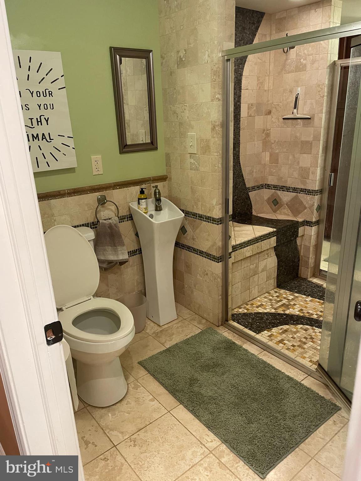 314 Willow Road Hellertown, PA 18055 - Photo 22 of 25 a bathroom with a toilet and a shower