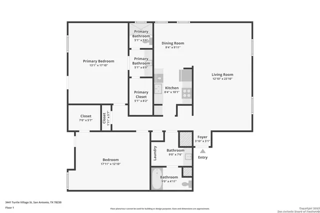 $189,000 | 3441 Turtle Village Drive, Unit 92FF, San Antonio, TX 78230