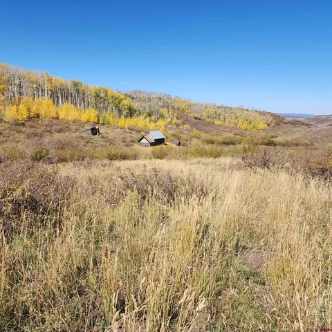 a view of an outdoor space with mountain view