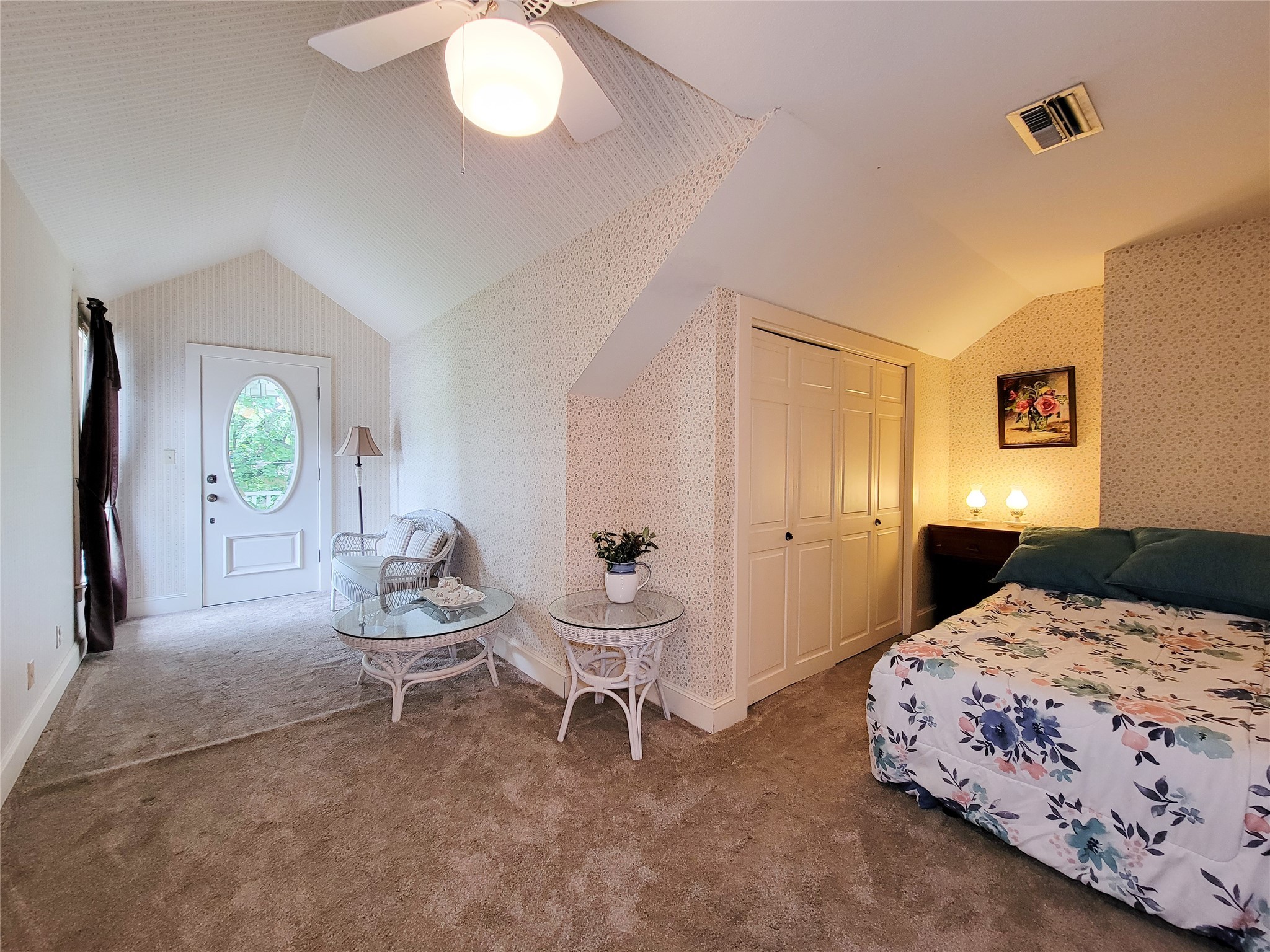 1406 Key Street Brenham, TX 77833 - Photo 29 of 50 a bedroom with a bed and a chair