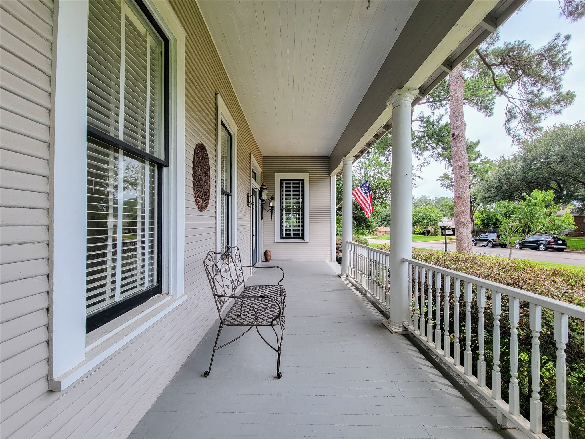 1406 Key Street Brenham, TX 77833 - Photo 7 of 50 a view of two chairs in the balcony