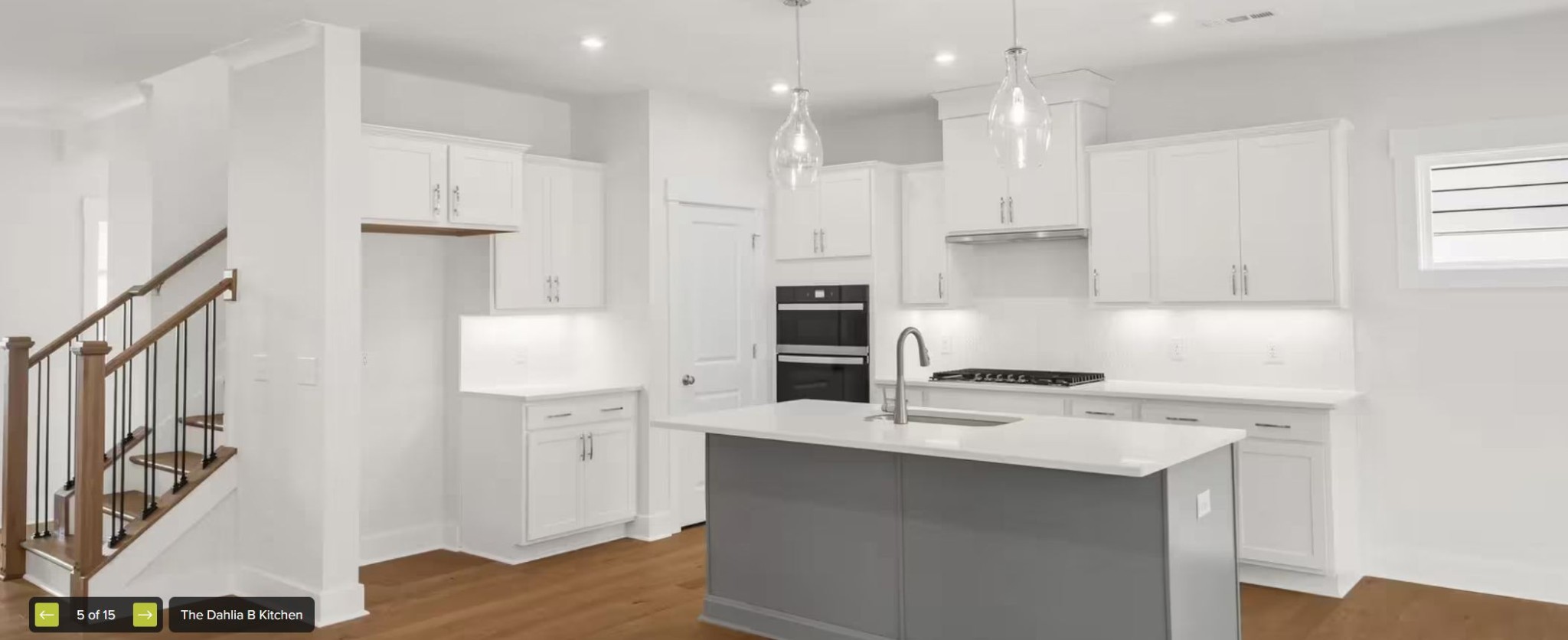 606 Baker Road Columbia, TN 38401 - Photo 3 of 12 a kitchen with kitchen island a sink appliances and cabinets