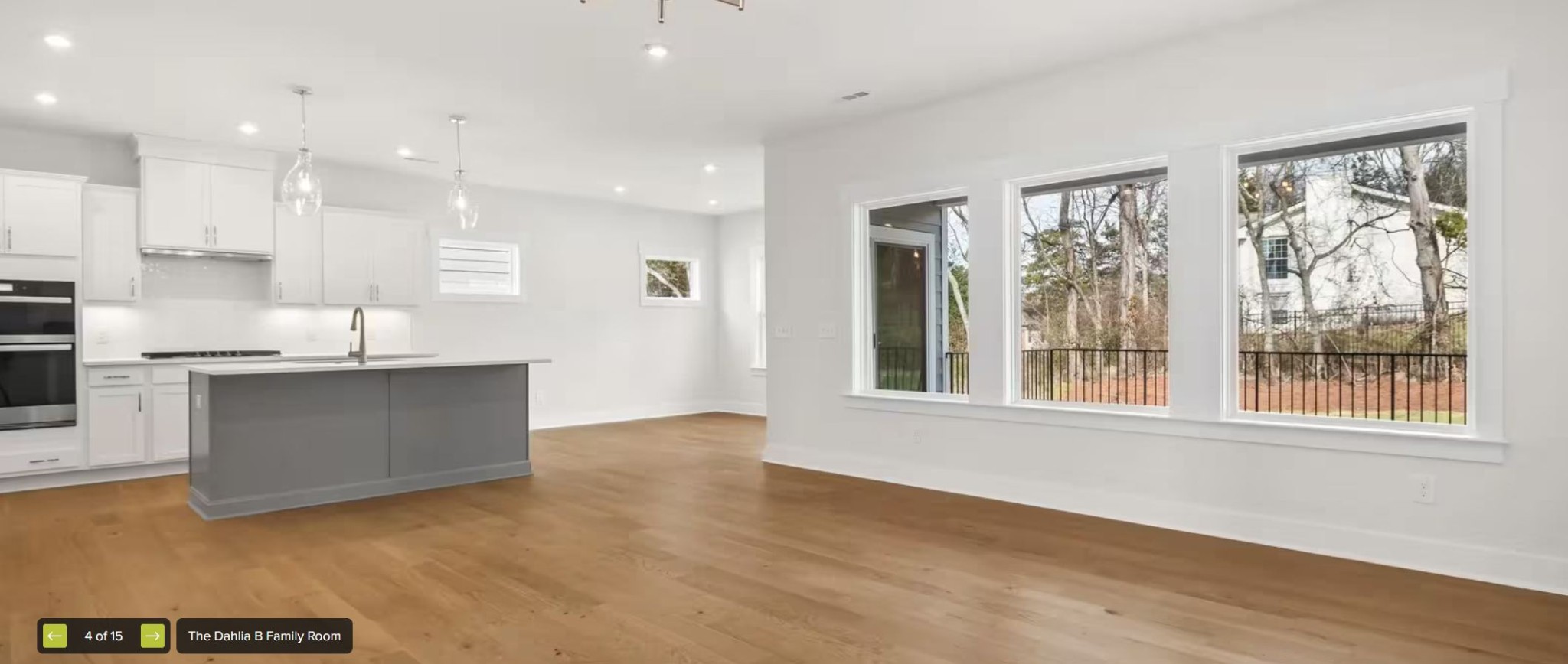 606 Baker Road Columbia, TN 38401 - Photo 7 of 12 a view of kitchen with kitchen island wooden floor and window