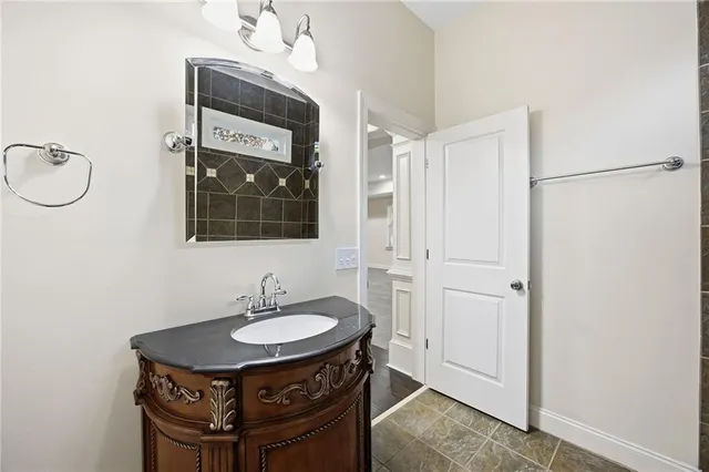 a building with trees in front of it