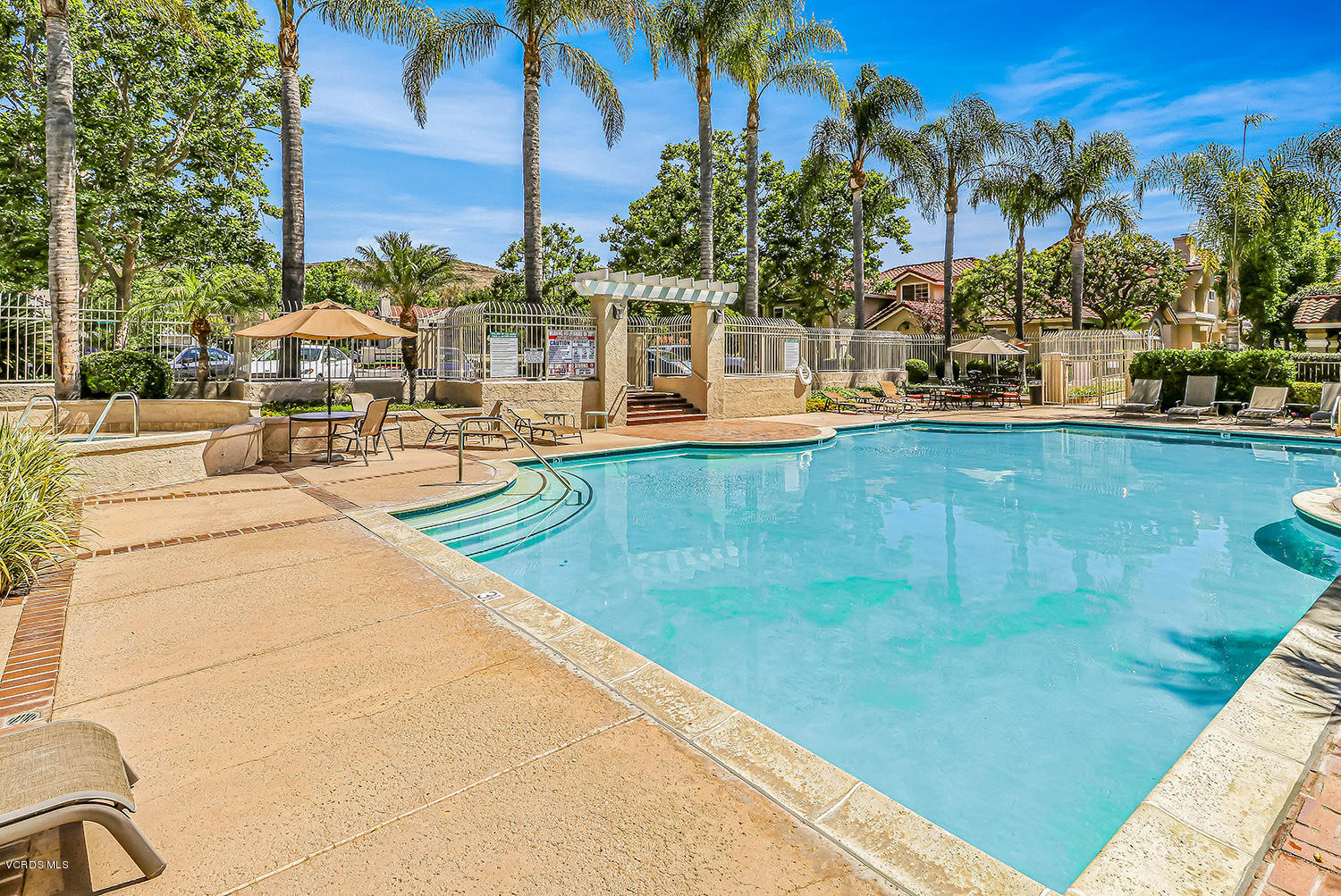 610 Geranium Lane, Unit A Simi Valley, CA 93065 - Photo 23 of 26 a view of swimming pool with outdoor seating and plants