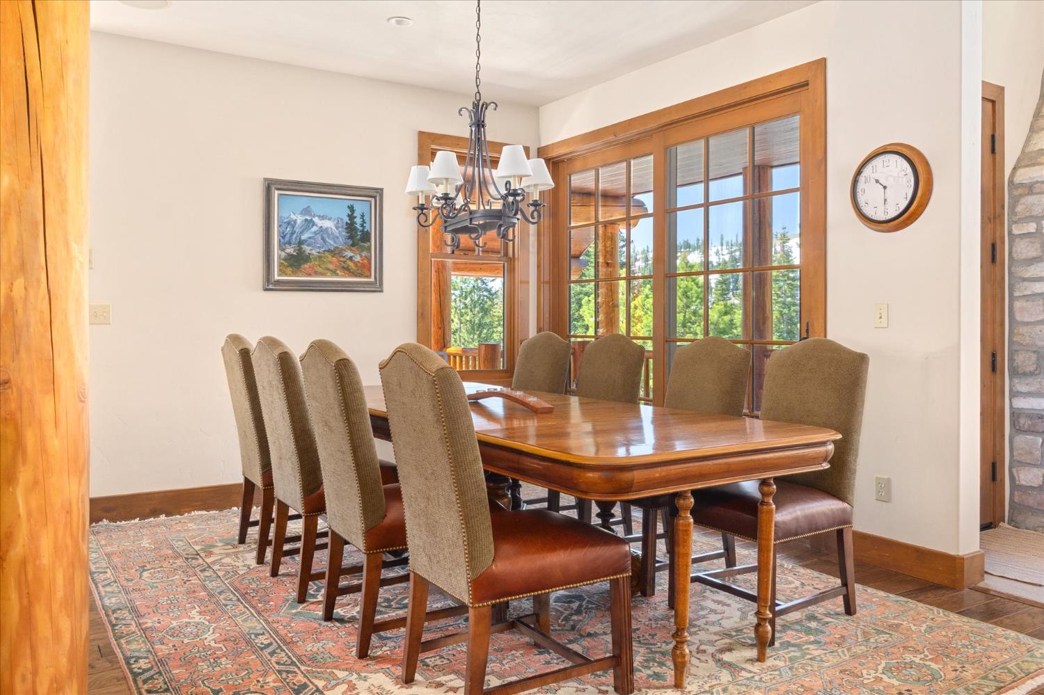 110 Flynn Road Bear Valley, CA 95223 - Photo 14 of 56 a view of a dining room with furniture window and wooden floor