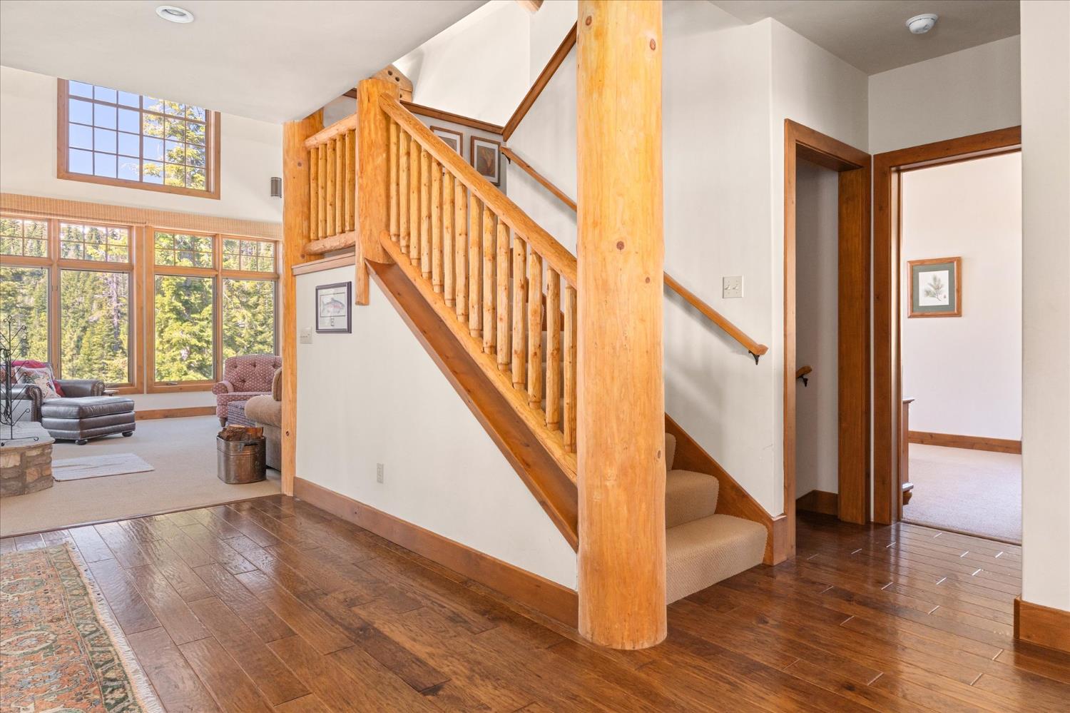 110 Flynn Road Bear Valley, CA 95223 - Photo 21 of 56 a view of an entryway with wooden floor and windows