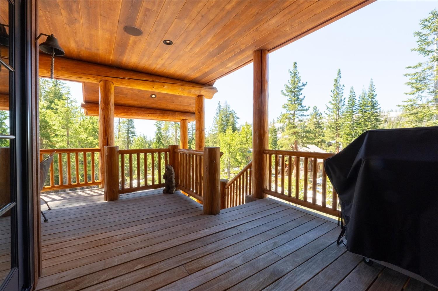 110 Flynn Road Bear Valley, CA 95223 - Photo 41 of 56 a view of porch with wooden floor