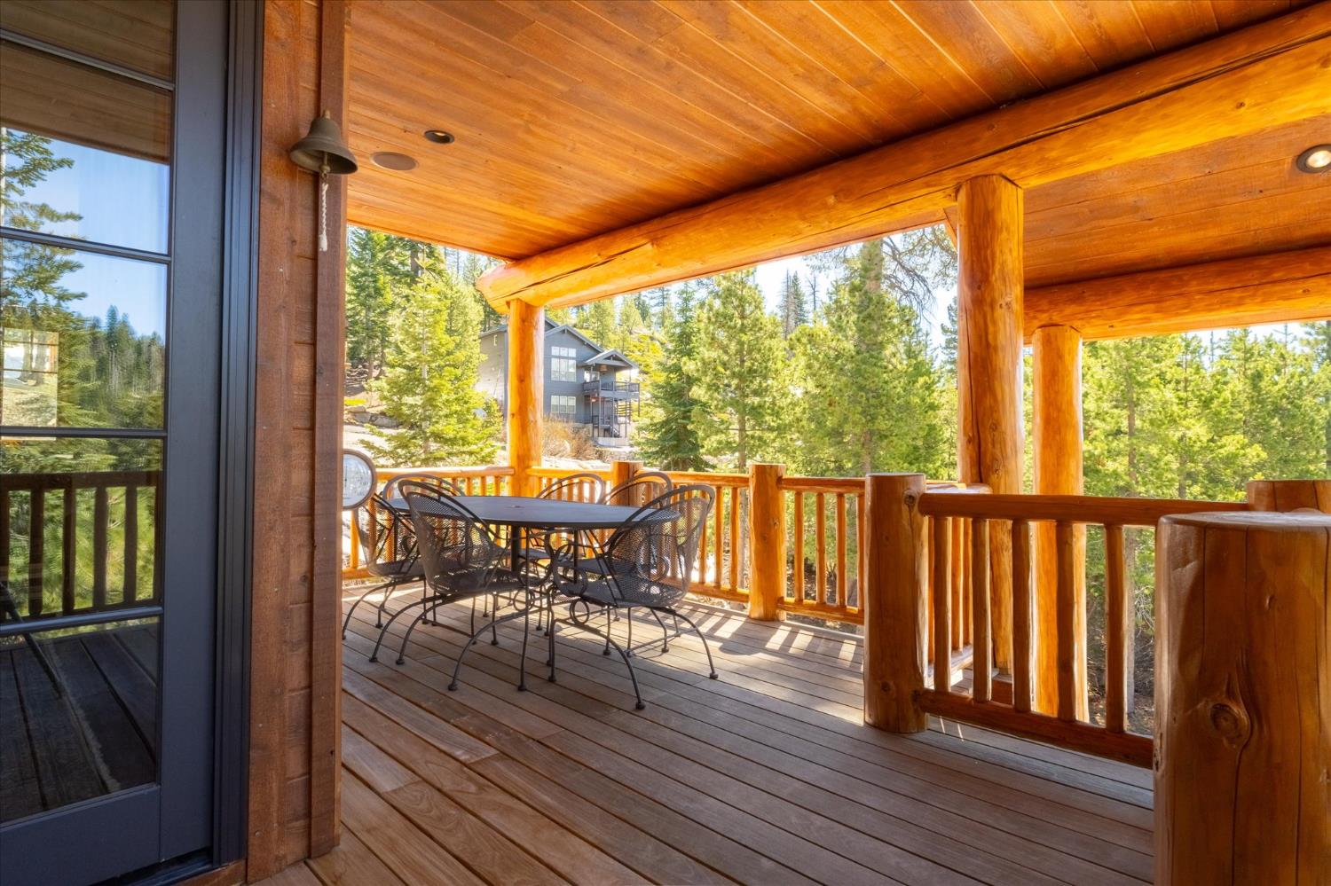 110 Flynn Road Bear Valley, CA 95223 - Photo 42 of 56 a view of a two chairs in the balcony