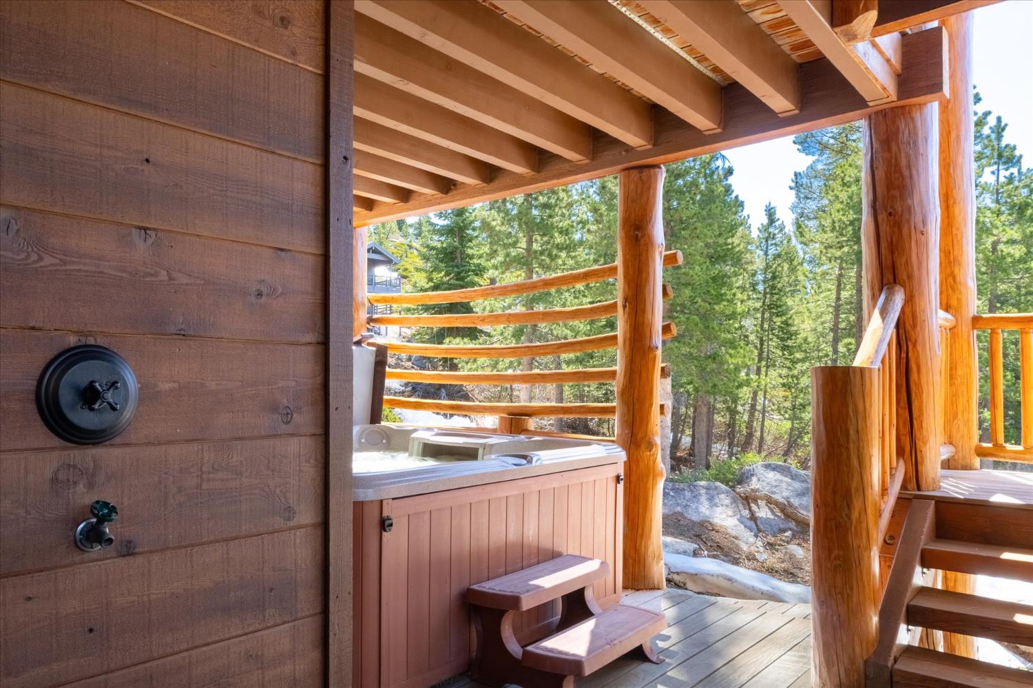 110 Flynn Road Bear Valley, CA 95223 - Photo 45 of 56 a view of a porch with furniture