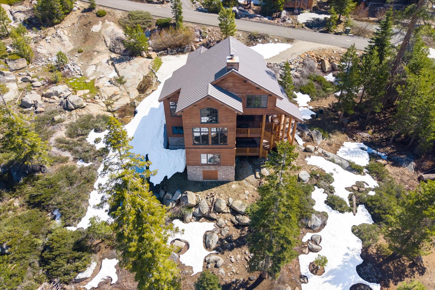 110 Flynn Road Bear Valley, CA 95223 - Photo 50 of 56 a view of a house with a yard