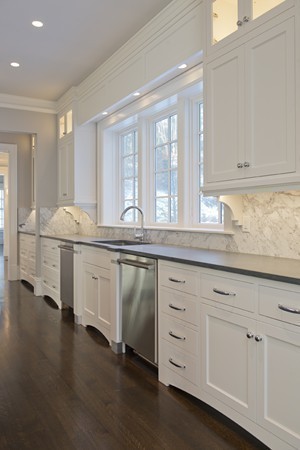 1 Green Lane Weston, MA 02493 - Photo 14 of 30 a kitchen with stainless steel appliances granite countertop a sink window and cabinets