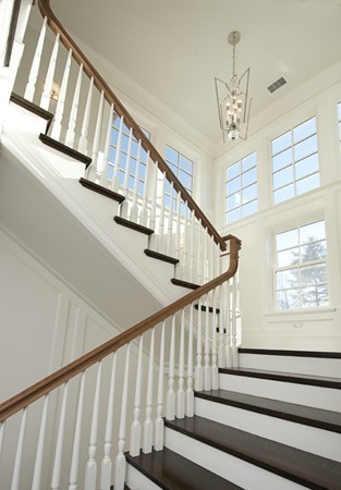 1 Green Lane Weston, MA 02493 - Photo 15 of 30 a view of entryway and hall with wooden floor