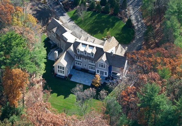 1 Green Lane Weston, MA 02493 - Photo 2 of 30 an aerial view of a house