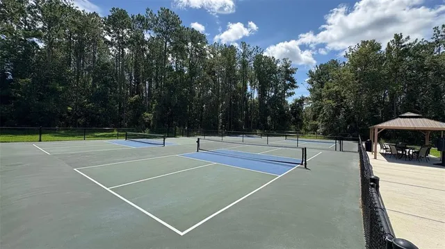 a view of a tennis court
