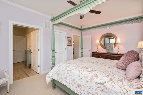 a bathroom with a double vanity sink and mirror