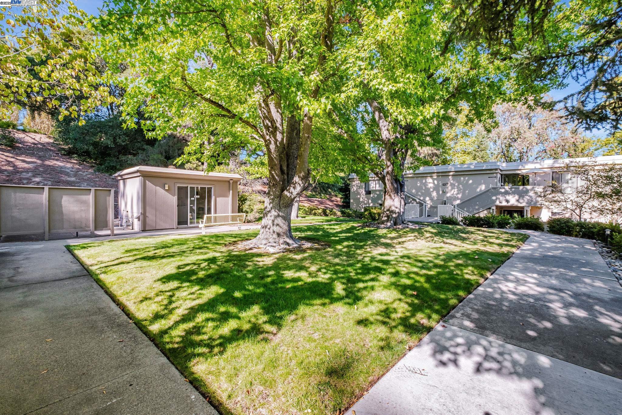 1400 Golden Rain Road, Unit 3 Walnut Creek, CA 94595 - Photo 27 of 29 a view of a house with a backyard and a tree