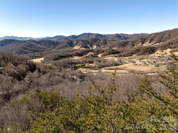 a view of a mountain in the distance