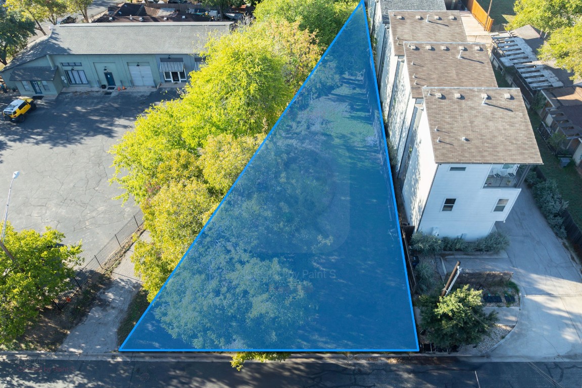 2307 Coronado Street Austin, TX 78702 - Photo 3 of 17 an aerial view of a house with a yard