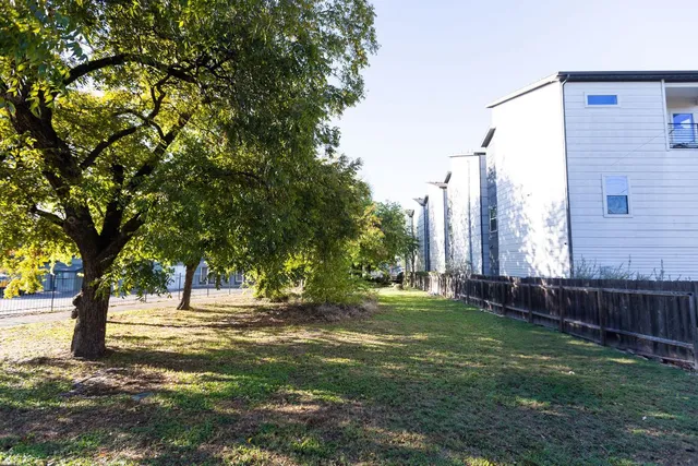 a view of yard with tree
