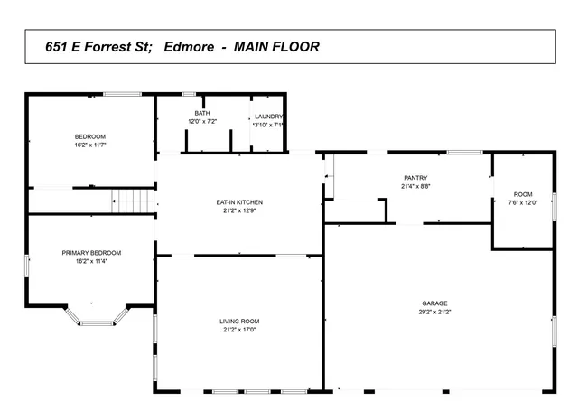 $249,000 | 651 West Forest Street, Edmore, MI 48829