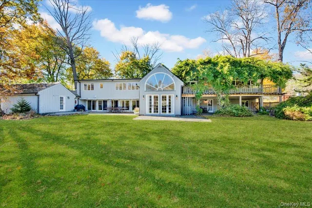 a view of outdoor space with garden