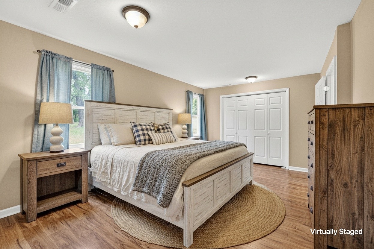 11914 Hogwood Road Milton, TN 37118 - Photo 27 of 44 a bedroom with a bed and a window