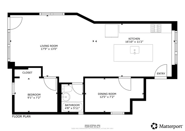 $3,000 | 1414 North Maplewood Avenue, Unit 1, Chicago, IL 60622