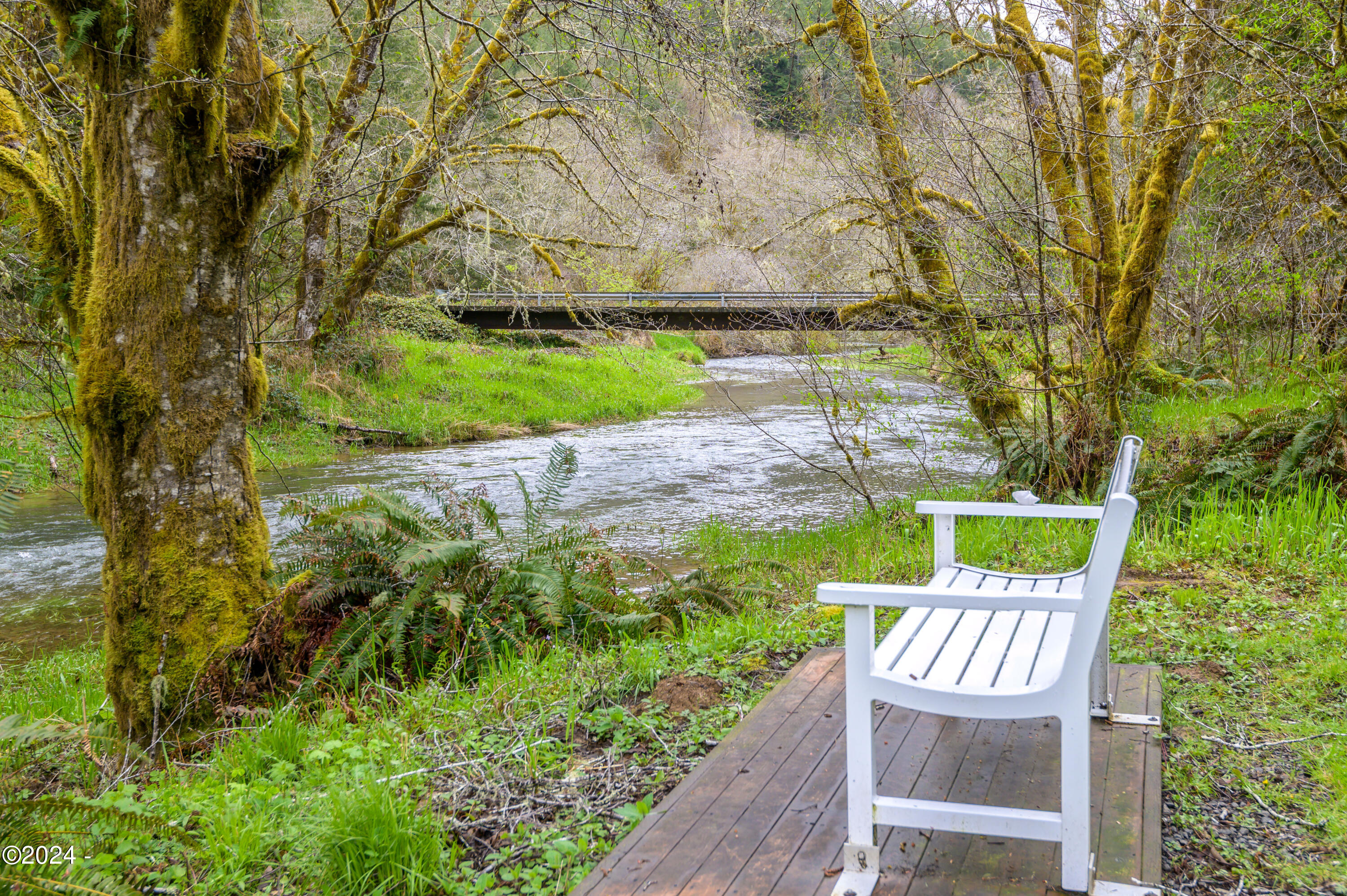 540 Big Rock Creek Road Blodgett, OR 97326 - Photo 38 of 54 Campsite serenity bench