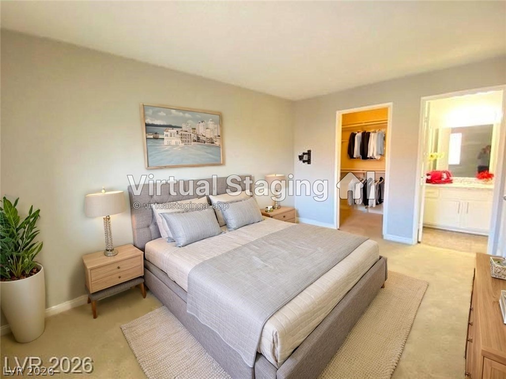 7885 West Flamingo Road, Unit 2162 Las Vegas, NV 89147 - Photo 11 of 34 Bed 2 with Jack & Jill bath