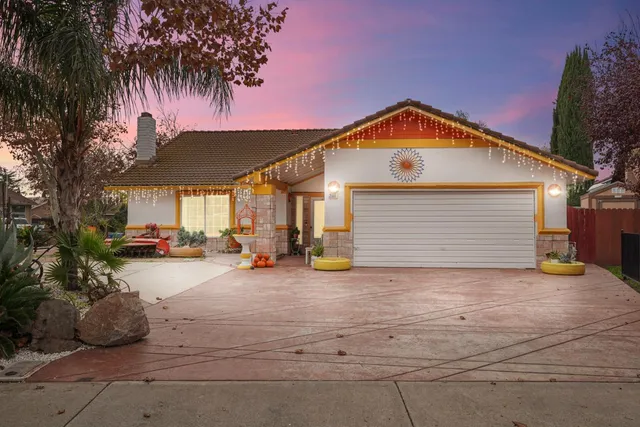 a view of a house with a patio
