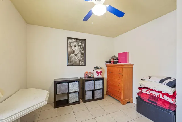 a workspace with furniture and window